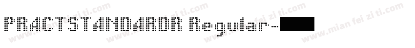 PRACTSTANDARDR Regular字体转换